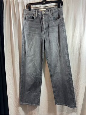 MOTHER women Gray‎ Straight Jeans 30
